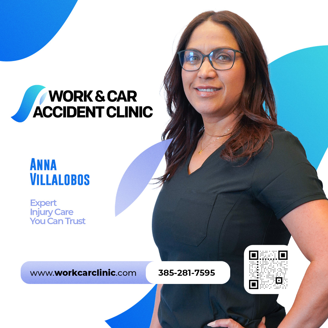 clinician reviewing workers’ compensation forms in Orem